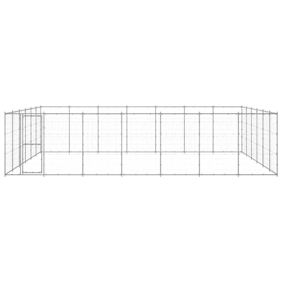 Chenil extérieur Acier galvanisé 50,82 m² - 2