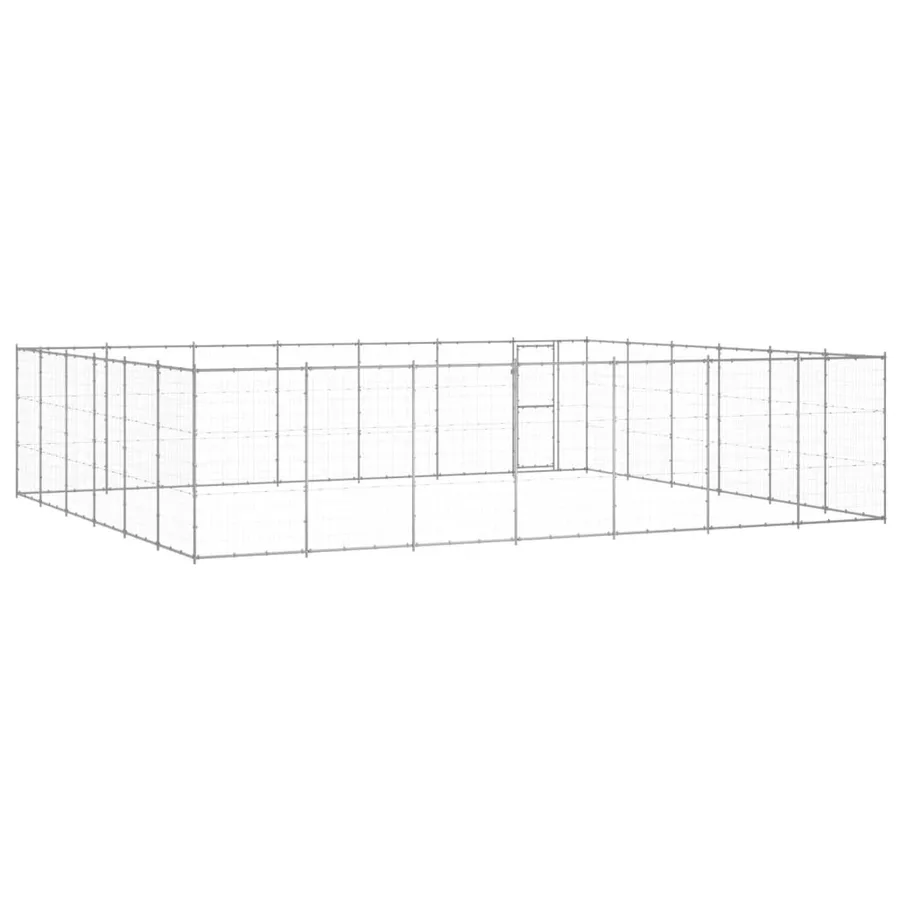 Chenil extérieur Acier galvanisé 50,82 m² - 4