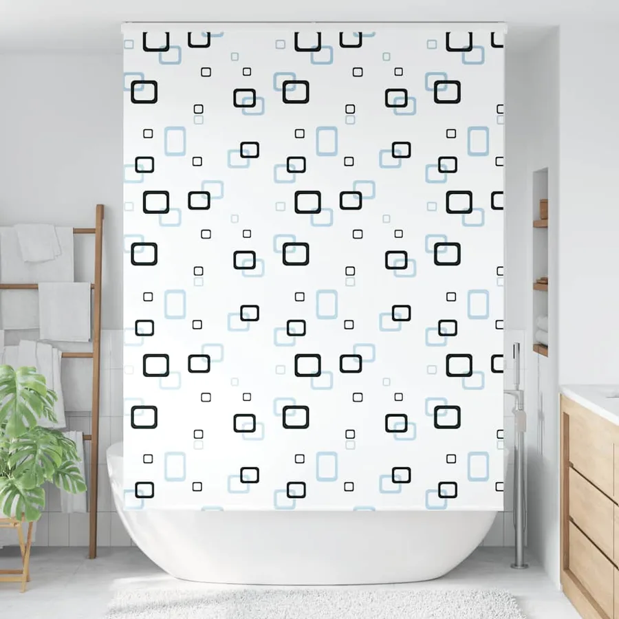 Store enrouleur de douche avec cassette largeur du tissu 146 cm - 2