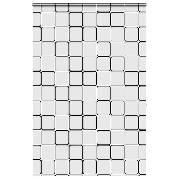 Store enrouleur de douche avec cassette largeur du tissu 146 cm