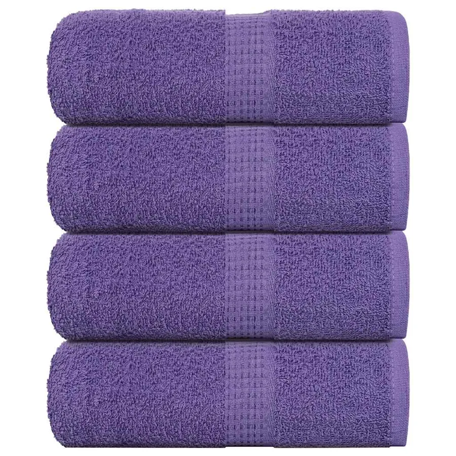 Serviettes d'invité FROGN 4 pcs violet 30x50 cm 360 g/m²