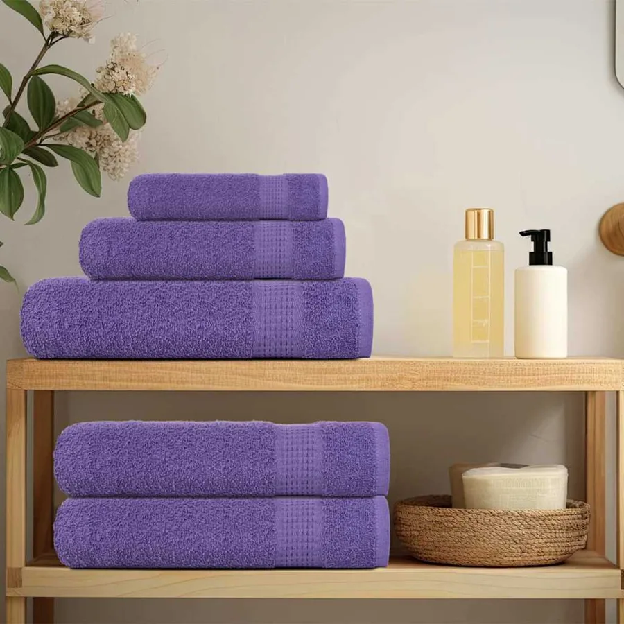 Serviettes d'invité FROGN 4 pcs violet 30x50 cm 360 g/m² - 3