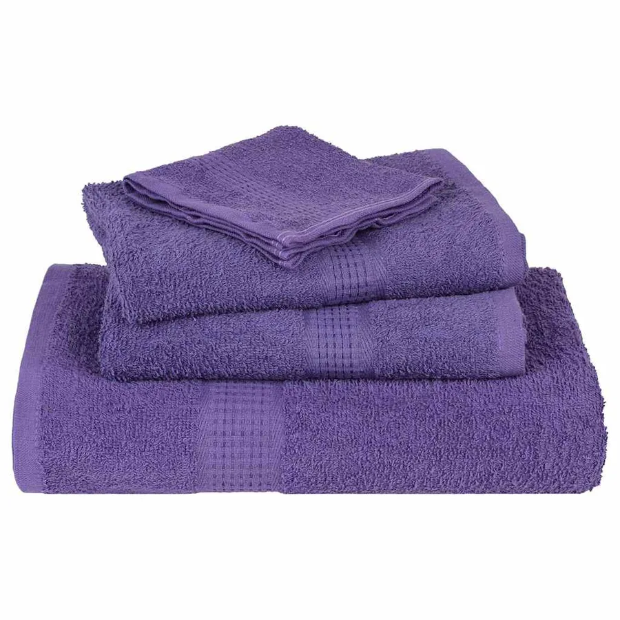 Serviettes d'invité FROGN 4 pcs violet 30x50 cm 360 g/m² - 4