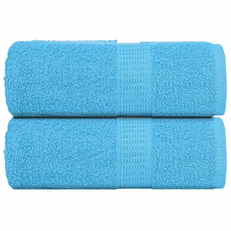 Serviettes d'invité FROGN 2 pcs turquoise 30x50cm 360 g/m²