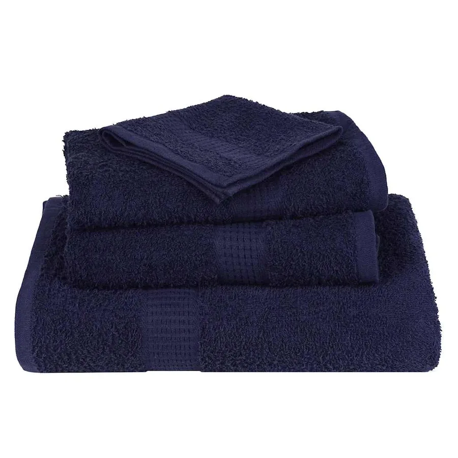 Serviettes d'invité FROGN 2 pcs bleu marine 30x50 cm 360 g/m² - 4