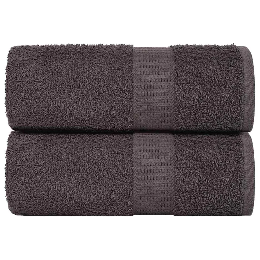 Serviettes d'invité FROGN 2 pcs anthracite 30x50cm 360 g/m²