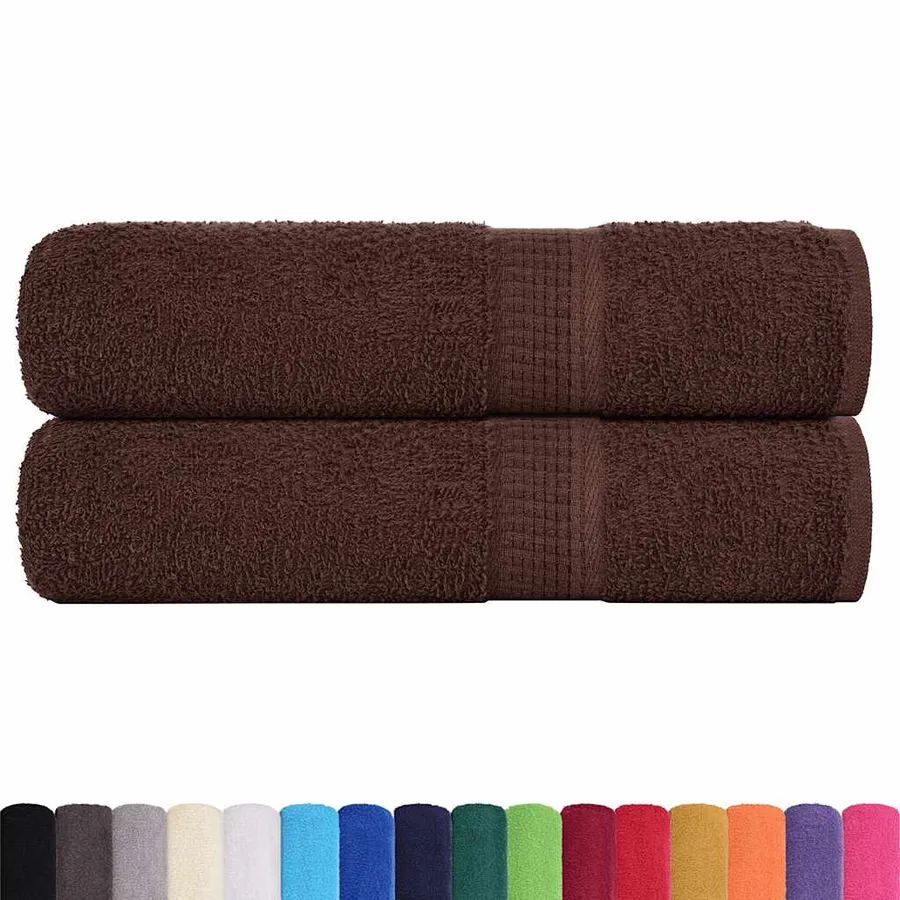 Essuie-mains FROGN 2 pcs marron 50x100 cm 360 g/m² - 2