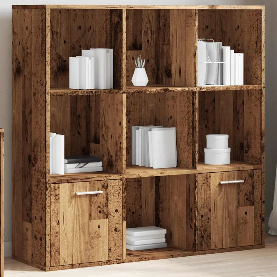 Meuble vieux bois 98x29x97,5 cm bois d'ingénierie - 4