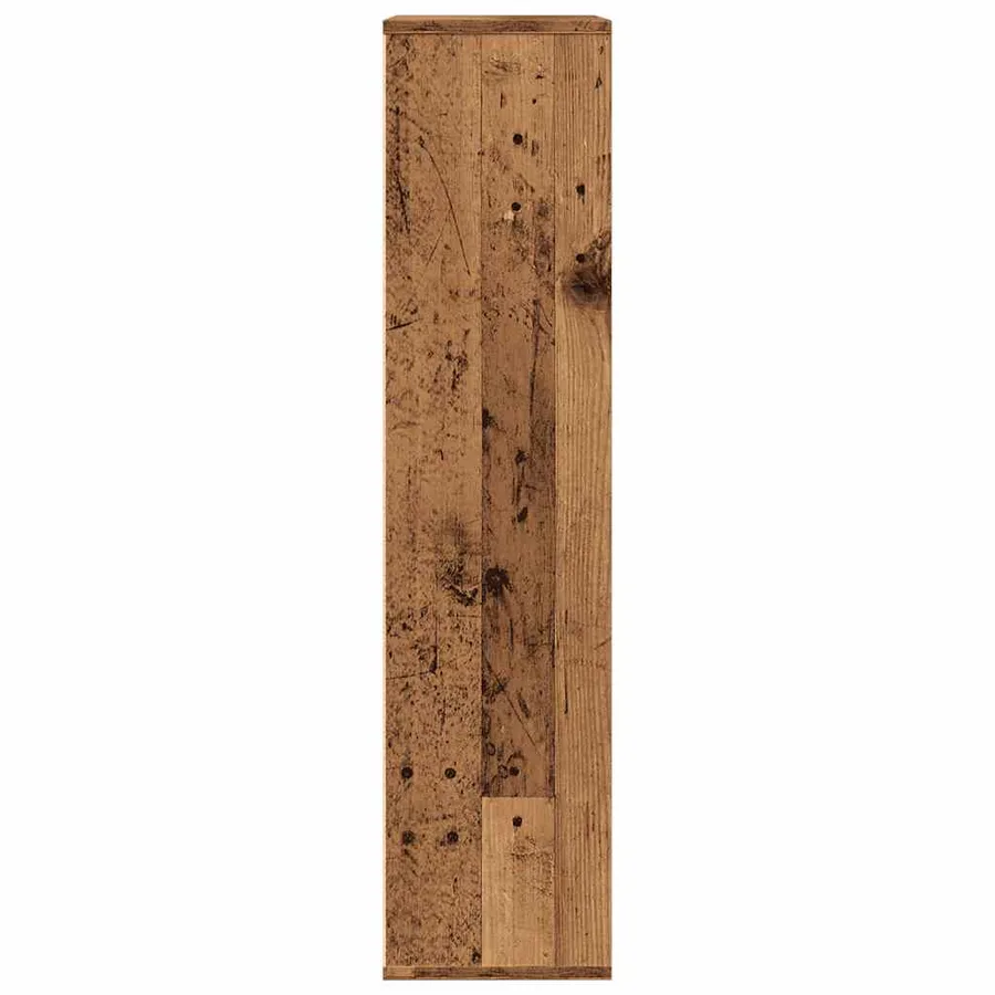 Bibliothèque vieux bois 50x25x104 cm - 6