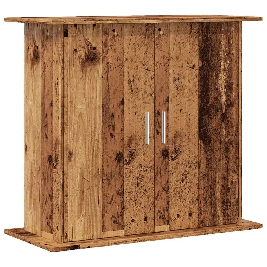 Support pour aquarium vieux bois 81x36x73 cm bois d'ingénierie - 2