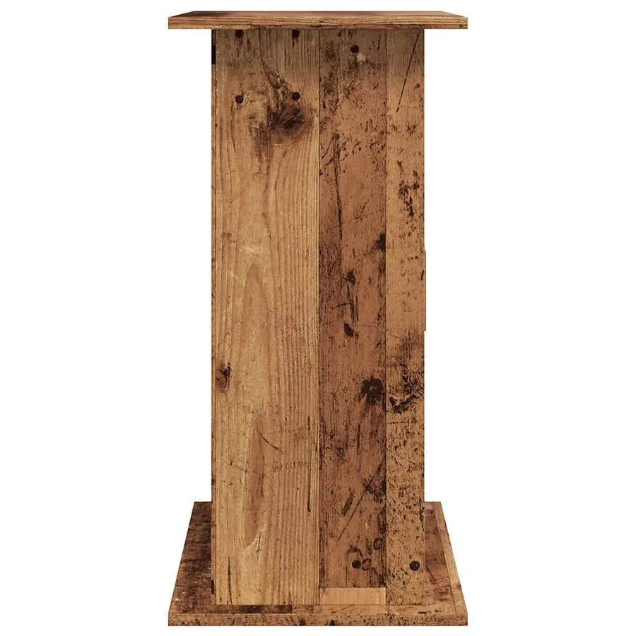 Support pour aquarium vieux bois 81x36x73 cm bois d'ingénierie - 5