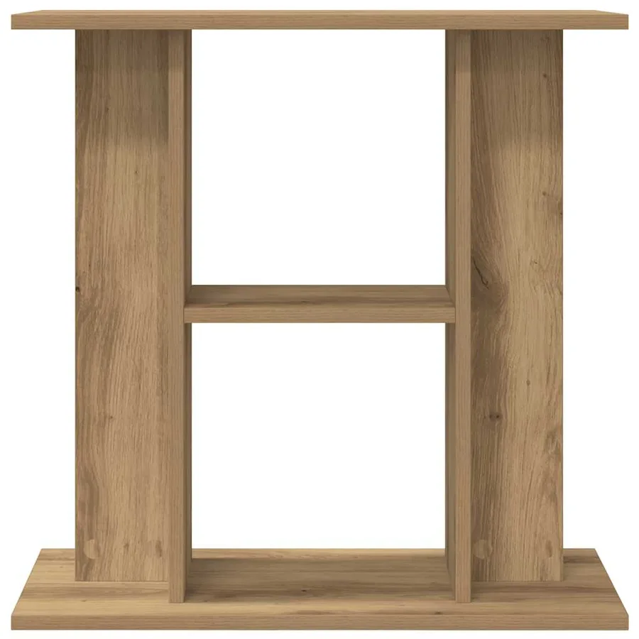 Support d'aquarium chêne marron 60x30x60 cm bois d'ingénierie - 4