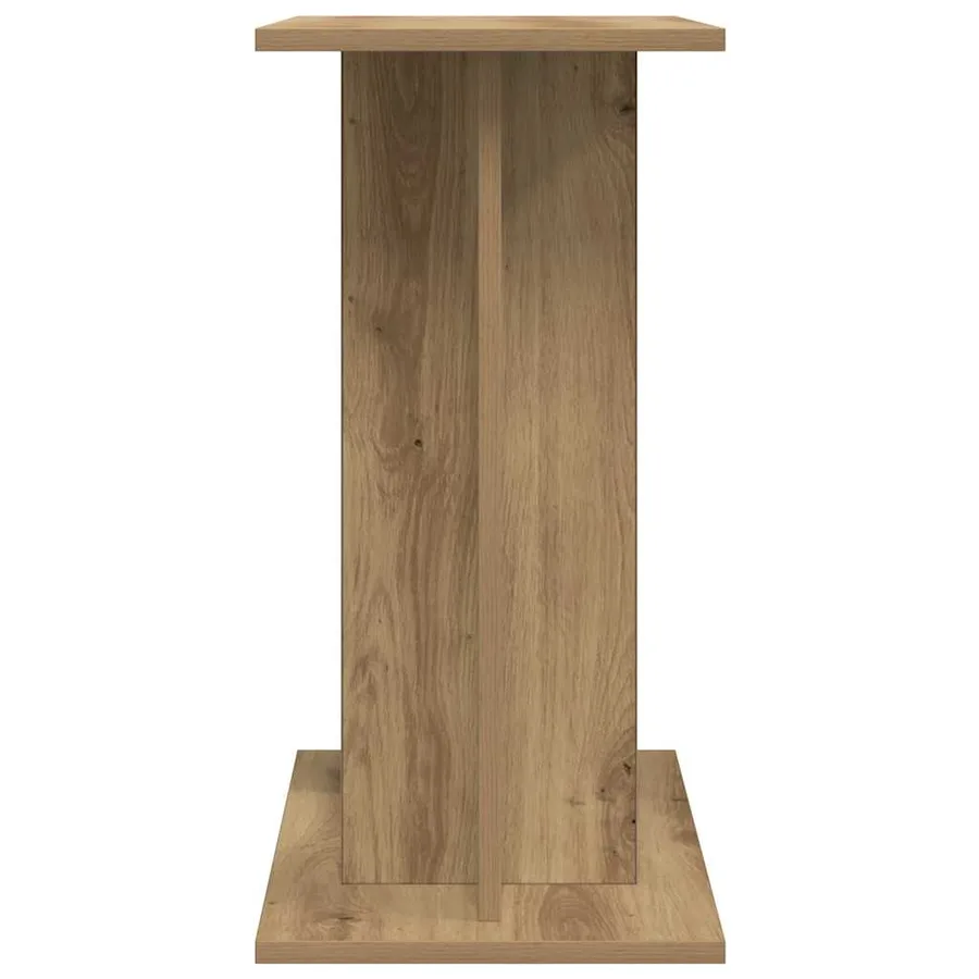 Support d'aquarium chêne marron 60x30x60 cm bois d'ingénierie - 5