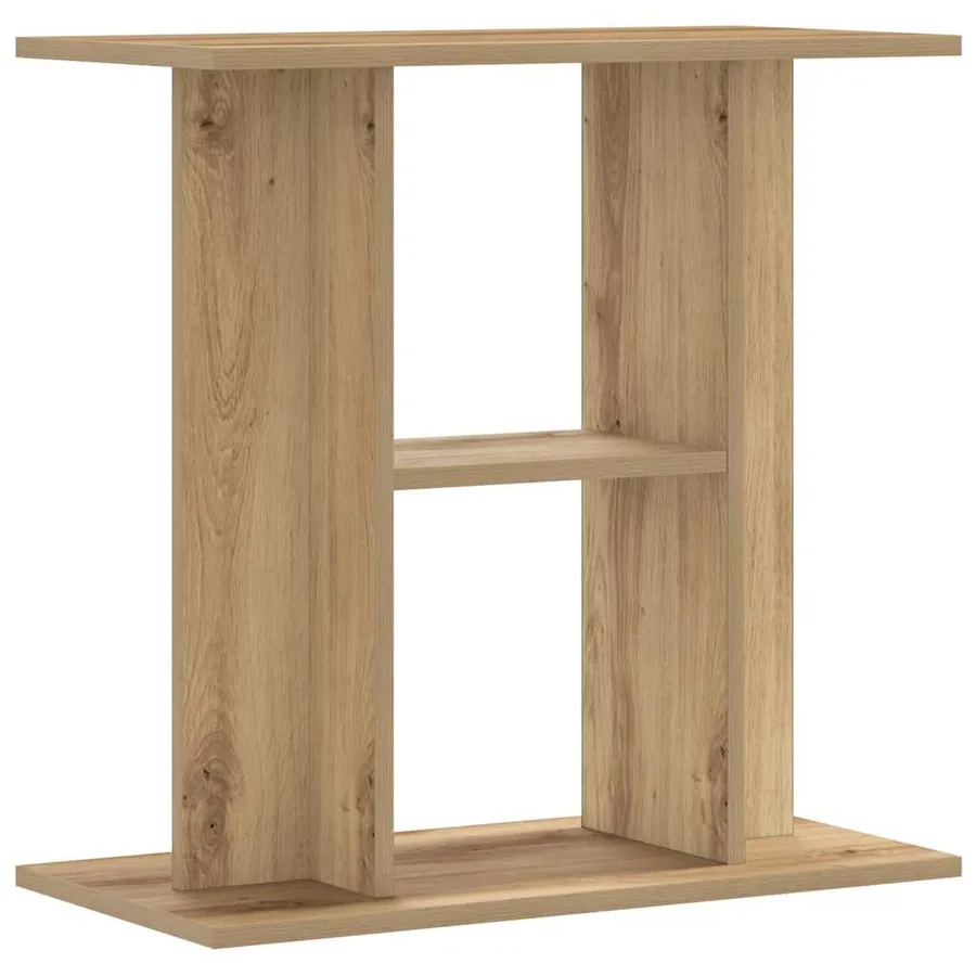 Support d'aquarium chêne marron 60x30x60 cm bois d'ingénierie - 6