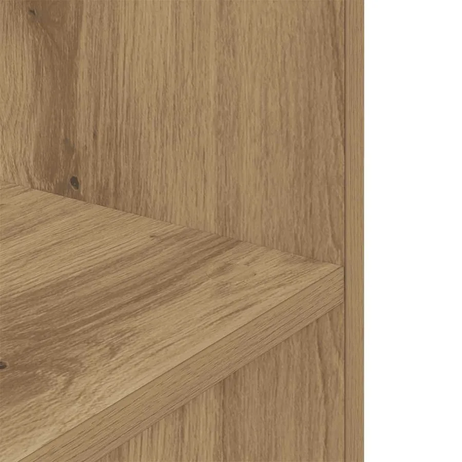 Support d'aquarium chêne marron 60x30x60 cm bois d'ingénierie - 7