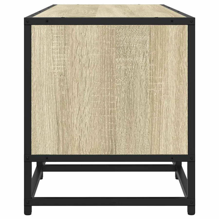 Meuble TV chêne sonoma 210x35x41 cm bois d'ingénierie - 5