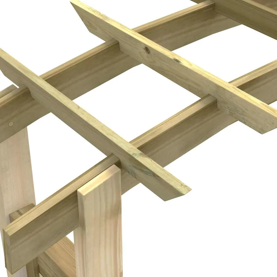 Trellis arch 150x60x210 cm Wood - 6