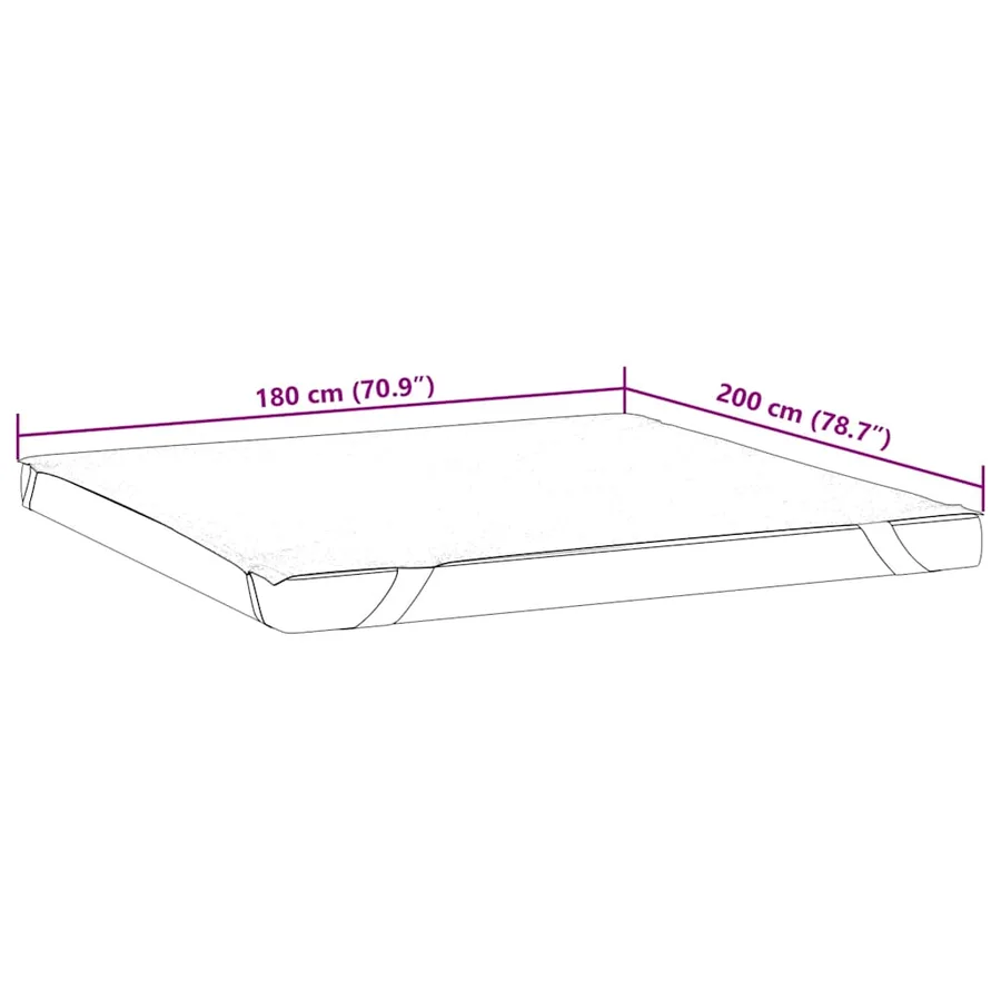 Protège-matelas blanc 180x200 cm imperméable - 7