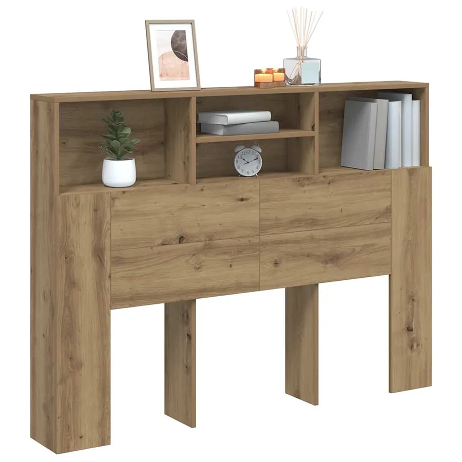 Armoire à tête de lit Artisan Chêne 140x19x103,5 cm - 3
