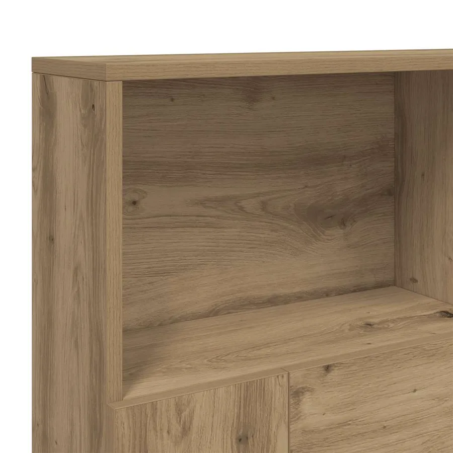 Armoire à tête de lit Artisan Chêne 140x19x103,5 cm - 7