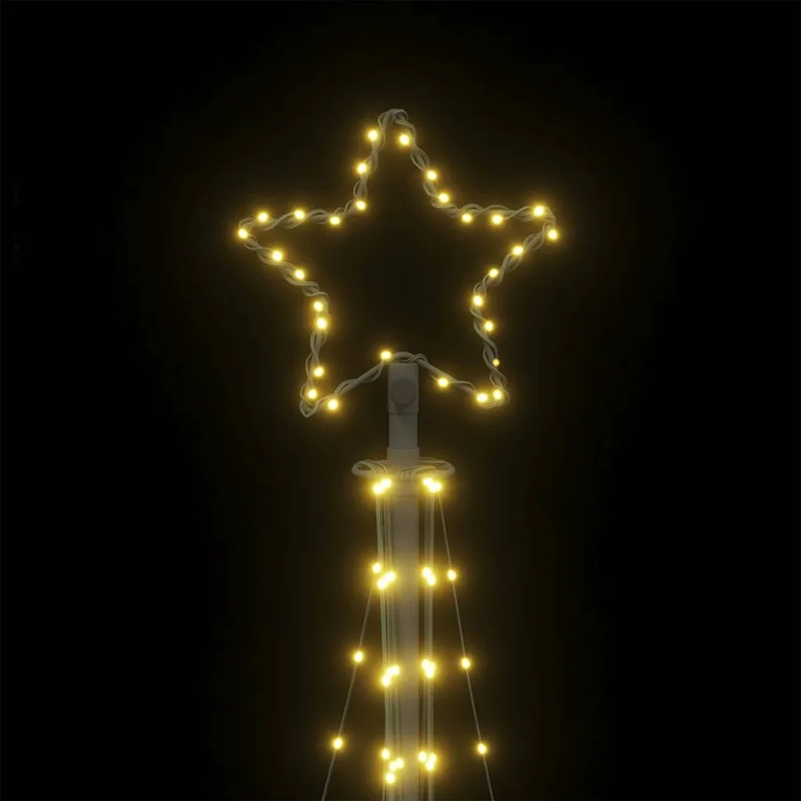 Sapin de Noël à LED 447 LED blanc chaud 250 cm - 10