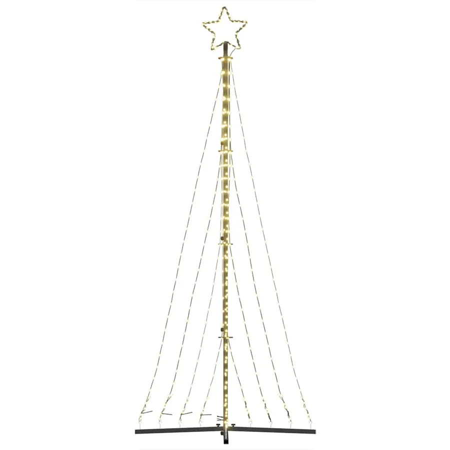 Sapin de Noël à LED 447 LED blanc chaud 250 cm - 6