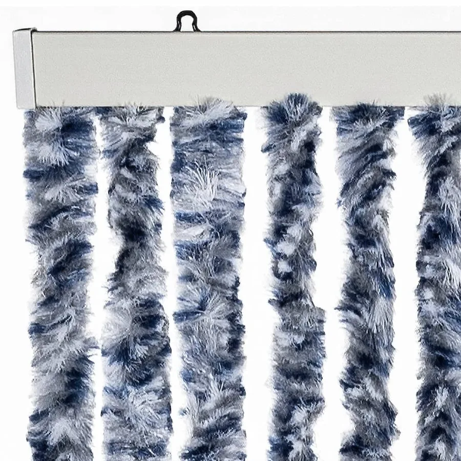 Moustiquaire Bleu et blanc 90x200 cm Chenille - 4
