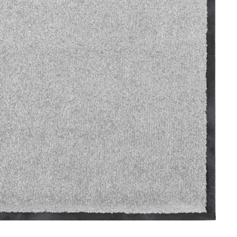 Tapis d'entrée Gris et Noir 90 x 150 cm 100% Polyamide - 4