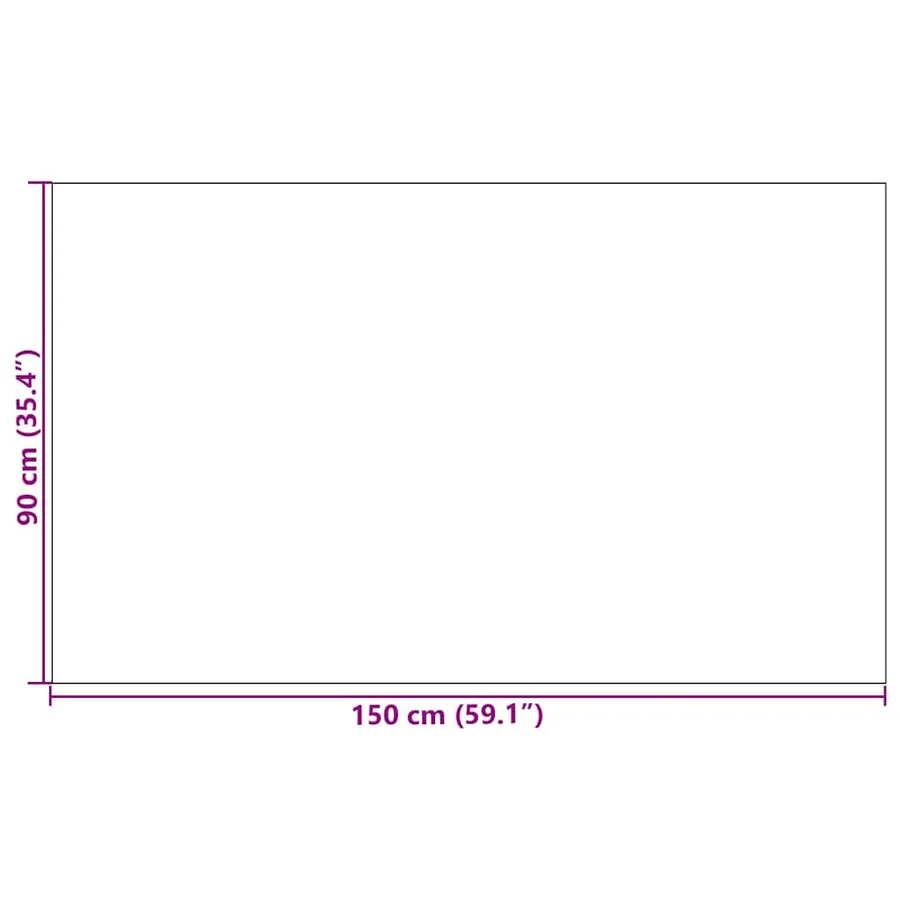 Tapis d'entrée Gris et Noir 90 x 150 cm 100% Polyamide - 7