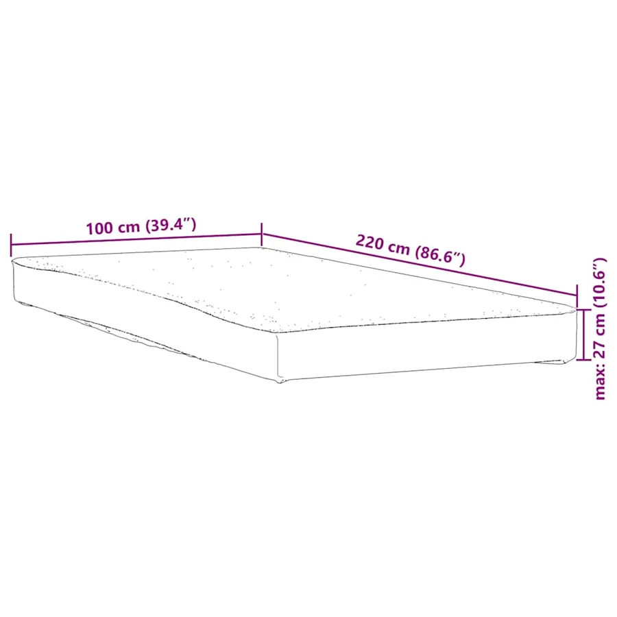 Protège-matelas blanc 100x220 cm imperméable - 7