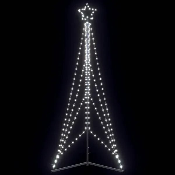 Sapin de Noël à LED 483 LED blanc froid 240 cm