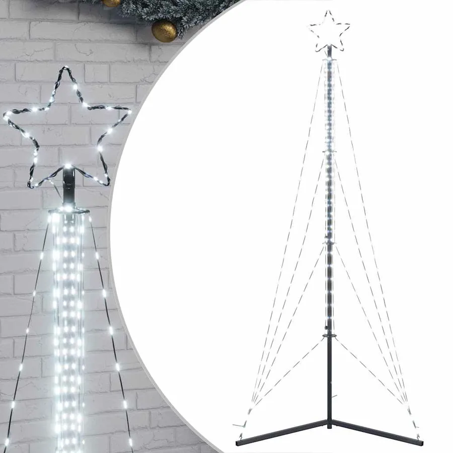 Sapin de Noël à LED 483 LED blanc froid 240 cm - 2
