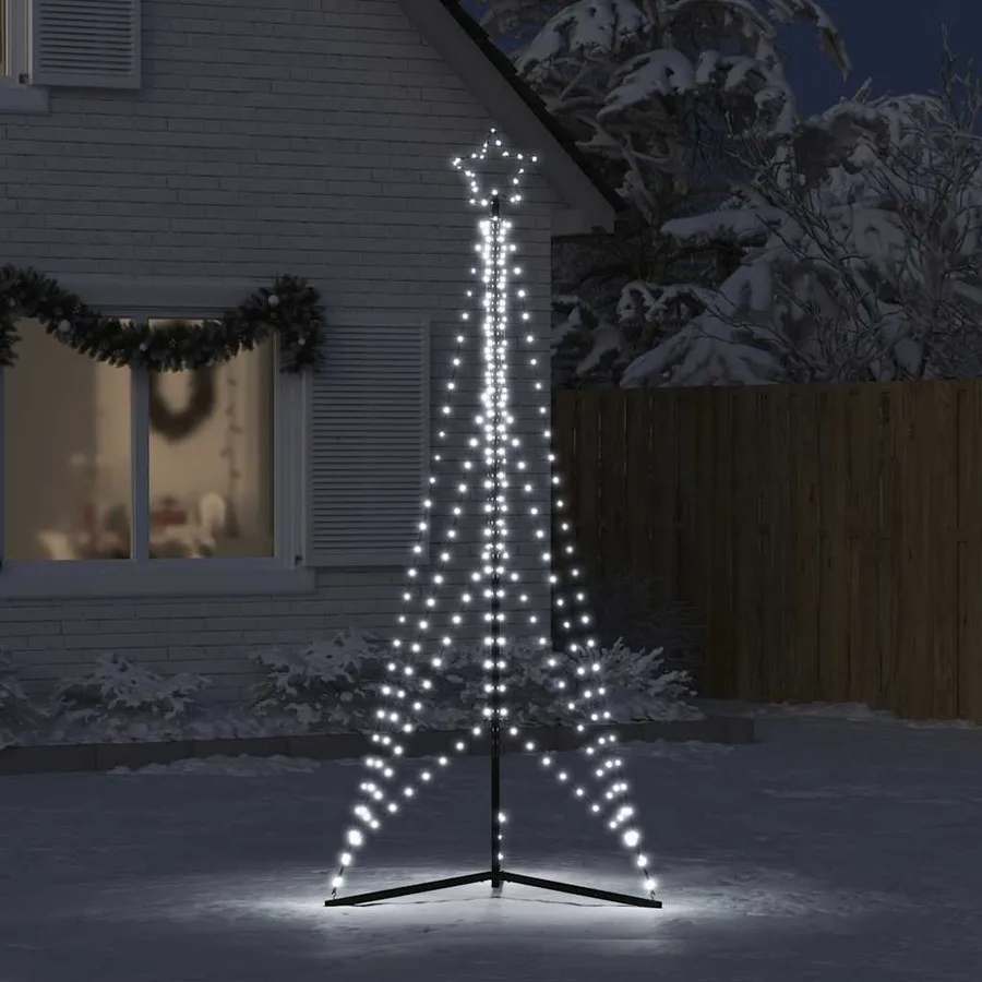 Sapin de Noël à LED 483 LED blanc froid 240 cm - 3
