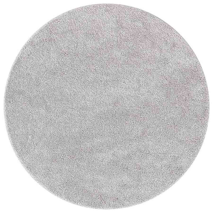 Tapis Shaggy Anti-dérapant Gris 160 x 160 cm PP - 2