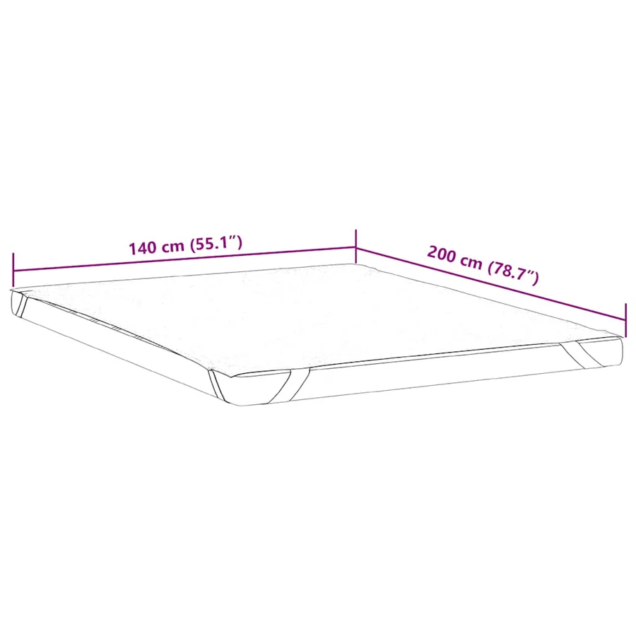 Protège-matelas blanc 140x200 cm imperméable - 7