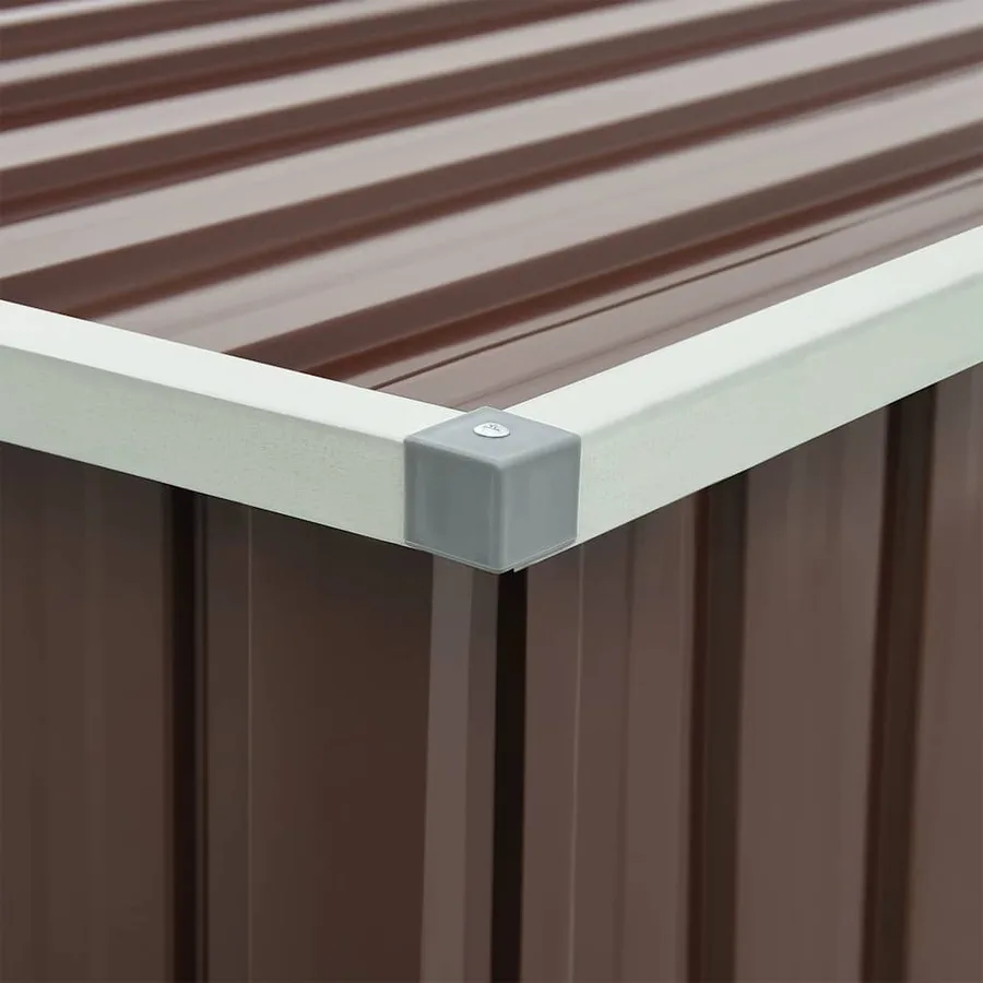 Garden storage box Brown 171x99x93 cm - 9