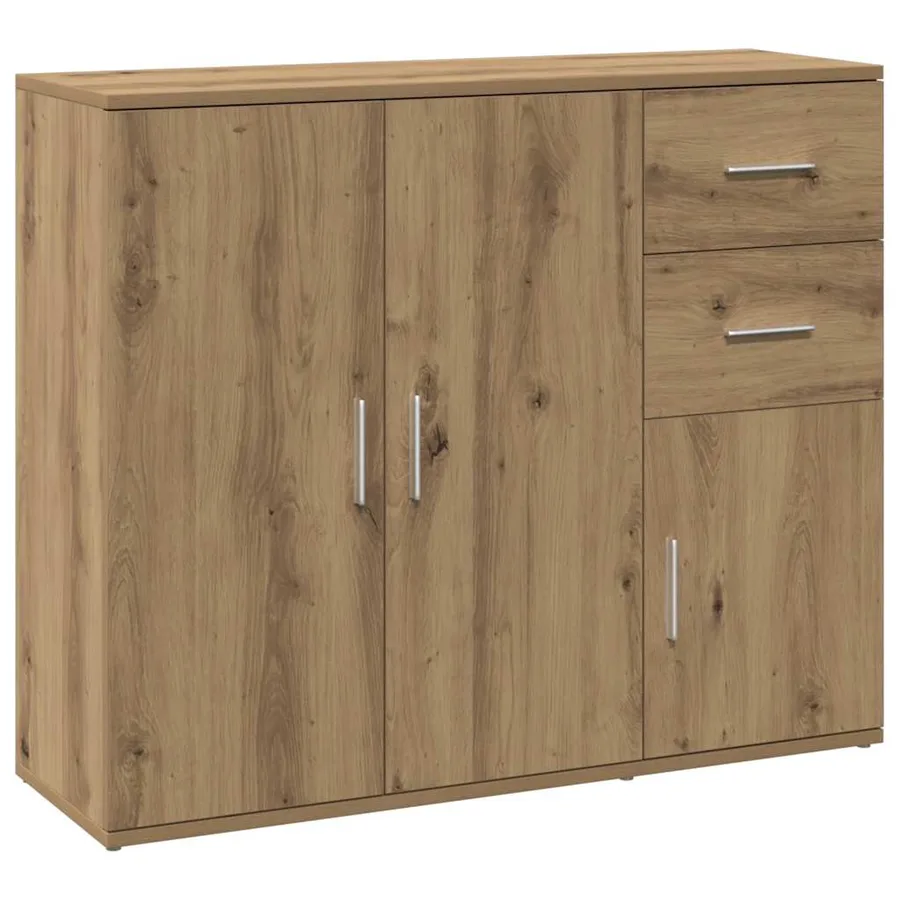Buffet Chêne artisanal 91 x 29,5 x 75 cm Bois d'ingénierie - 2