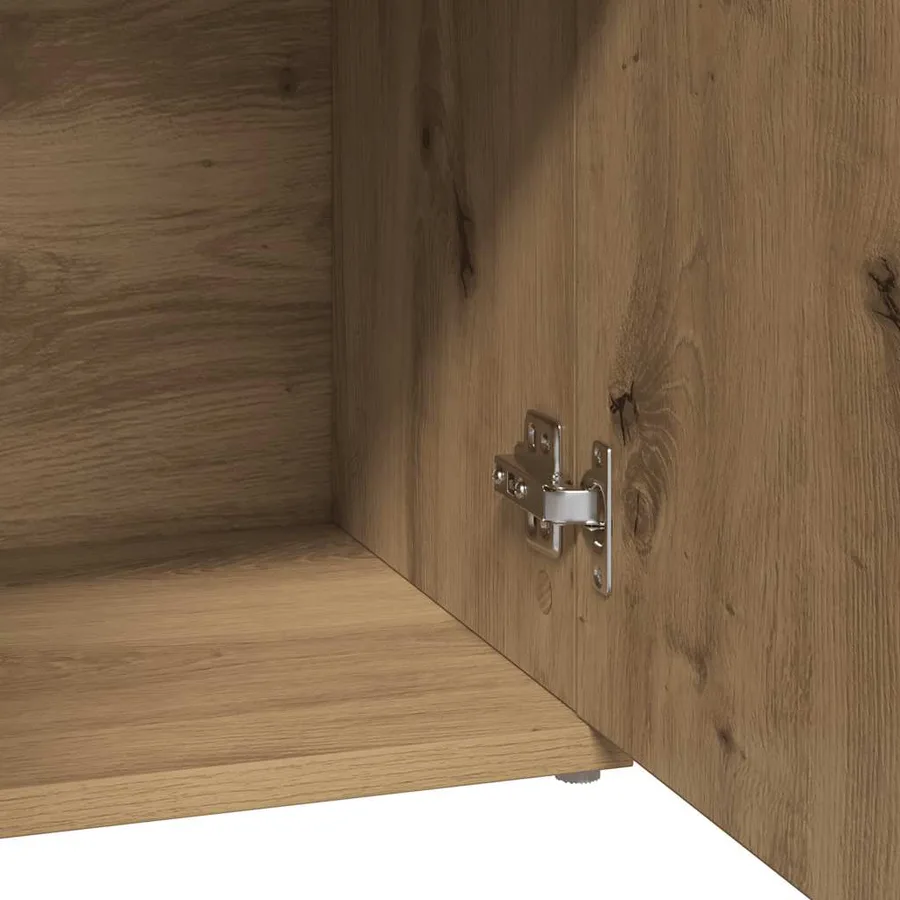 Buffet Chêne artisanal 91 x 29,5 x 75 cm Bois d'ingénierie - 8