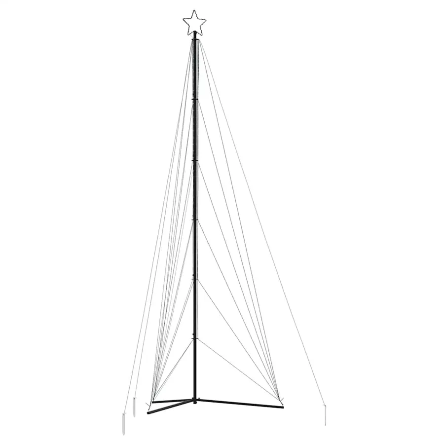 Sapin de Noël à LED 861 LED blanc chaud 478 cm - 4