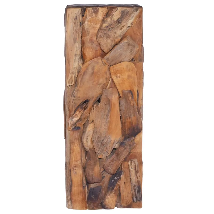 Table d'appoint 30x30x80 cm Bois de teck solide - 2