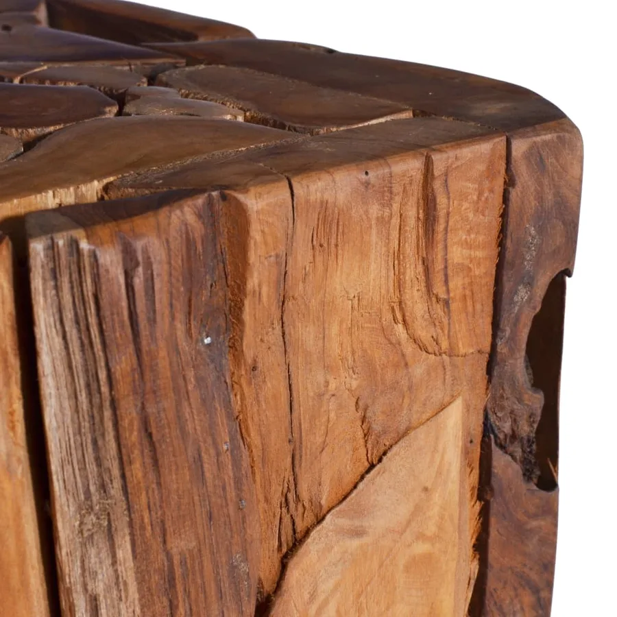 Table d'appoint 30x30x80 cm Bois de teck solide - 3