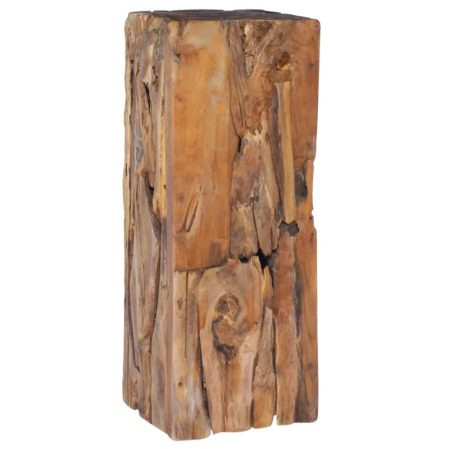 Table d'appoint 30x30x80 cm Bois de teck solide - 7