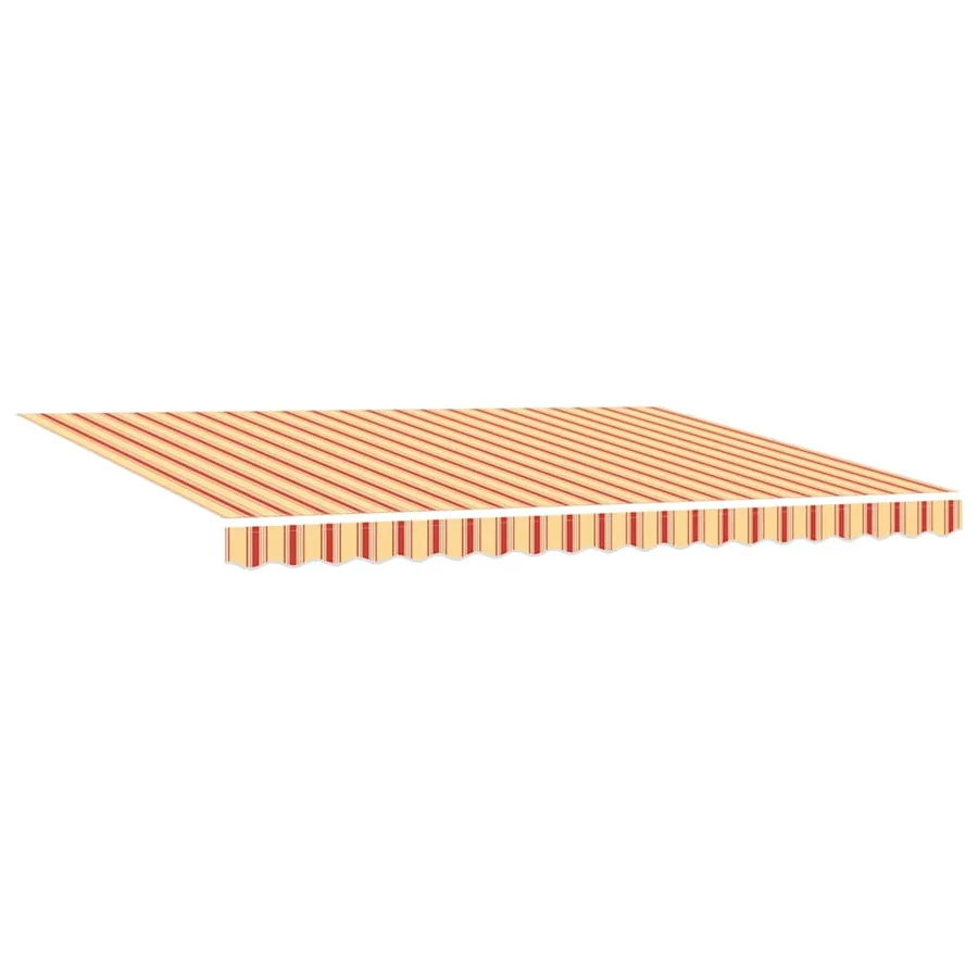 Auvent rétractable Jaune et Orange 450 × 300 cm Polyester - 5