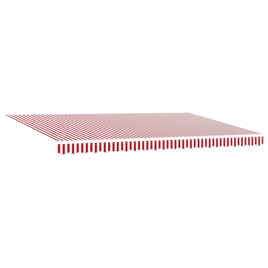 Auvent rétractable Rouge et Blanc 500 × 300 cm - 4