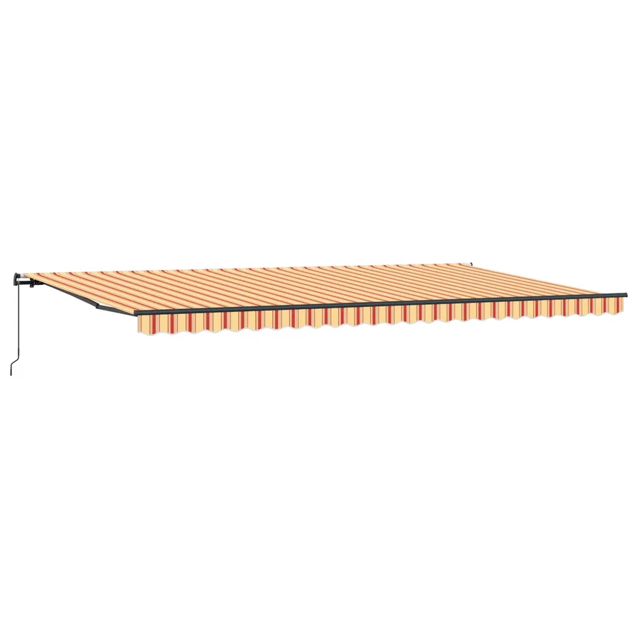 Auvent rétractable Jaune et Orange 600 × 350 cm - 4
