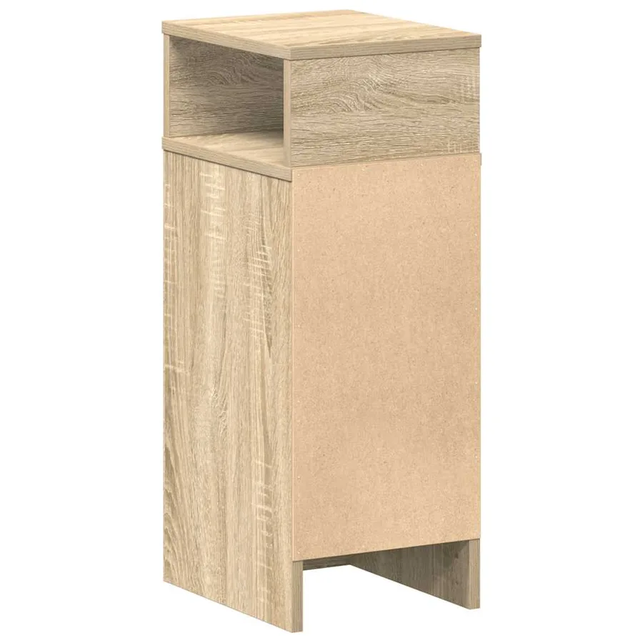 Table de chevet avec tiroir chêne sonoma 25x31x66 cm - 7