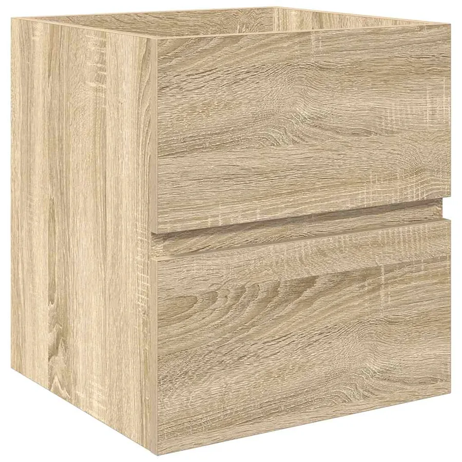 Ensemble de meubles de salle de bain 2 pcs chêne sonoma - 5