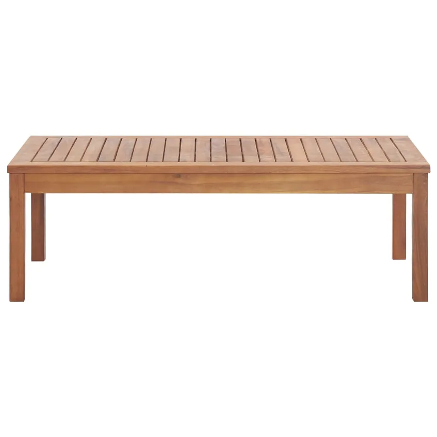 Salon de jardin avec coussins 4 pcs Bois d'acacia solide - 4