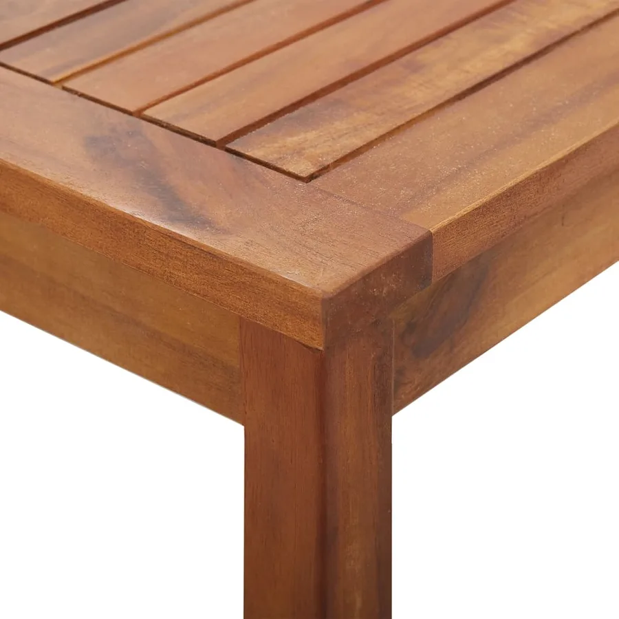 Salon de jardin avec coussins 4 pcs Bois d'acacia solide - 6
