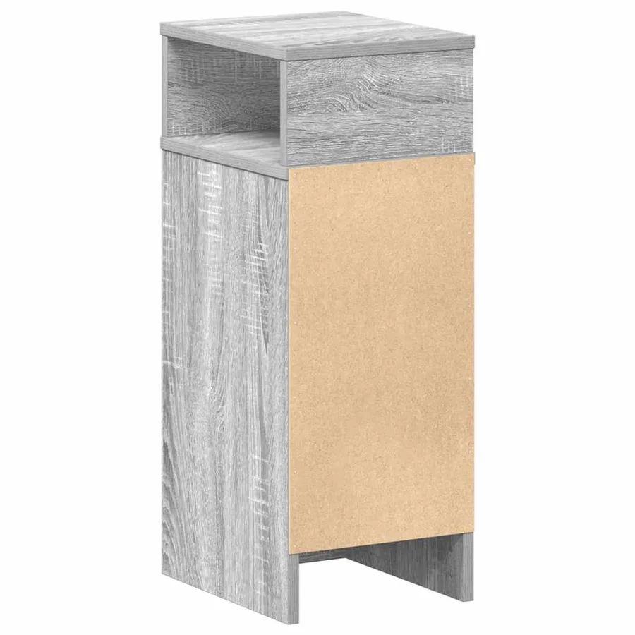 Table de chevet avec tiroir Gris Sonoma 25x31x66 cm - 7